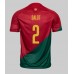 Portugal Diogo Dalot #2 Hemma matchtröja VM 2022 Kortärmad Billigt